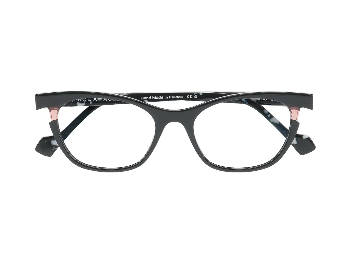 Gafas graduadas Face à Face Bahia en negro con detalles rosas